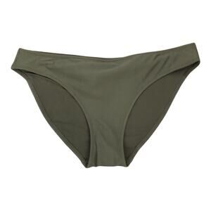 Aerie NWT Camo Green Bikini Bottom Full Coverage Moderate Swim Bottom Large